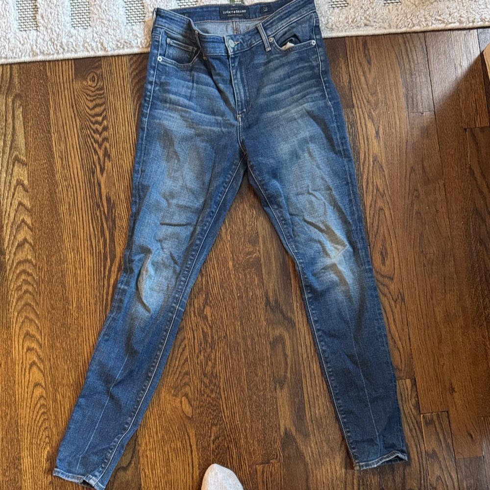 Lucky Brand Women's Dark Blue Skinny Jeans